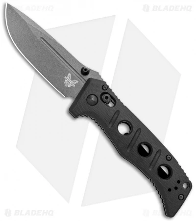 Benchmade Mini Adamas AXIS Lock Knife Black G-10 (3.3" Gray) 273GY-1 1 Benchmade Mini Adamas AXIS Lock Knife Black G-10 (3.3" Gray) 273GY-1