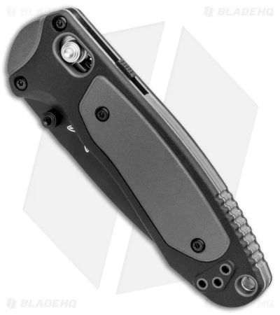 Benchmade 595SBK Mini Boost AXIS-Assist Knife Black/Gray (3.11" Black Serr) 2 Benchmade 595SBK Mini Boost AXIS-Assist Knife Black/Gray (3.11" Black Serr) - Image 2