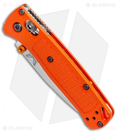 Benchmade Mini Bugout AXIS Lock Knife Orange (2.875" Satin) 533 2 Benchmade Mini Bugout AXIS Lock Knife Orange (2.875" Satin) 533 - Image 2