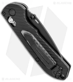 Benchmade Mini Freek AXIS Lock Knife Black/Gray (3" Black Serr) 565SBK 6 Benchmade Mini Freek AXIS Lock Knife Black/Gray (3" Black Serr) 565SBK -Benchmade Benchmade Mini Freek AXIS Lock Black Gray Black Serr 565SBK BHQ 78913 jr side