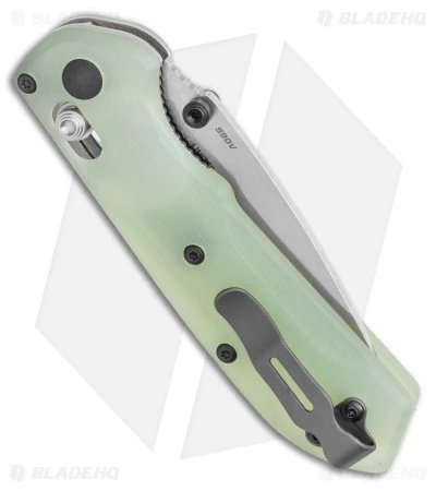 Benchmade Mini Freek AXIS Lock Knife Natural G-10 (3" Stonewash) 3 Benchmade Mini Freek AXIS Lock Knife Natural G-10 (3" Stonewash) - Image 3