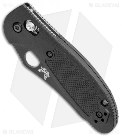 Benchmade Mini Griptilian AXIS Lock Knife Black (2.91" Black Serr) 555SBKHG 2 Benchmade Mini Griptilian AXIS Lock Knife Black (2.91" Black Serr) 555SBKHG - Image 2