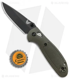 Benchmade Mini Griptilian AXIS Lock Knife Olive Drab (2.91" Black) 556BKOD-S30V -Benchmade Benchmade Mini Griptilian AXIS Lock Olive Drab Black 556BKOD S30V BHQ 6217 jr bottlecap