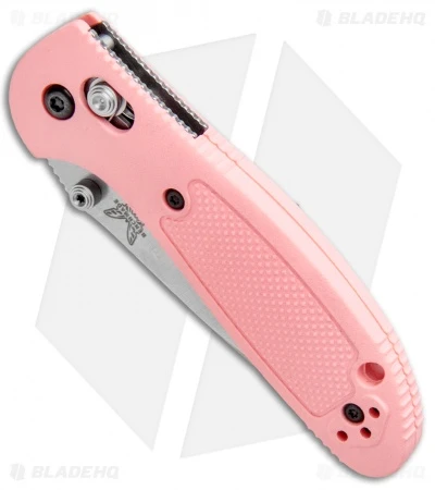 Benchmade Mini Griptilian AXIS Lock Knife (2.91" Satin) 556-PNK-S30V 2 Benchmade Mini Griptilian AXIS Lock Knife (2.91" Satin) 556-PNK-S30V - Image 2