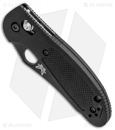 Benchmade Mini Griptilian Axis Lock Knife Black (2.91" Black) 555BK-S30V 2 Benchmade Mini Griptilian Axis Lock Knife Black (2.91" Black) 555BK-S30V - Image 2