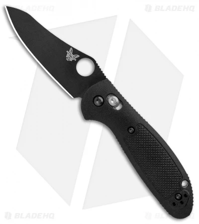 Benchmade Mini Griptilian Axis Lock Knife Black (2.91" Black) 555BK-S30V 1 Benchmade Mini Griptilian Axis Lock Knife Black (2.91" Black) 555BK-S30V