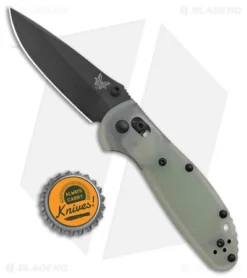 Benchmade Mini Griptilian Limited Edition AXIS Knife Jade G-10 (2.9" Black M4) -Benchmade Benchmade Mini Griptilian Jade G 10 AXIS Lock Black BHQ 174372 jr bottlecap