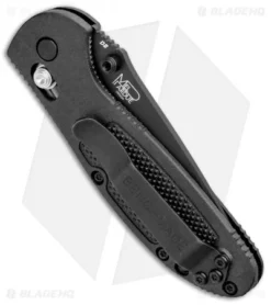 Benchmade Mini Griptilian AXIS Lock Knife Black (2.91" Black) D2 6 Benchmade Mini Griptilian AXIS Lock Knife Black (2.91" Black) D2 -Benchmade Benchmade Mini Griptilian Manual Axis Lock D2 Black Black 556BKD2 BHQ 98823 jr side