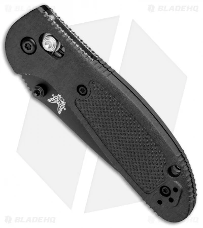 Benchmade Mini Griptilian AXIS Lock Knife Black (2.91" Black) D2 2 Benchmade Mini Griptilian AXIS Lock Knife Black (2.91" Black) D2 - Image 2