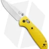Benchmade Mini Griptilian Knife Yellow (2.91" Satin) 556-YEL-S30V