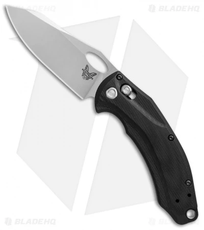 Benchmade Mini Loco AXIS Lock Knife Black G-10 (3.38" Stonewash) 818 1 Benchmade Mini Loco AXIS Lock Knife Black G-10 (3.38" Stonewash) 818