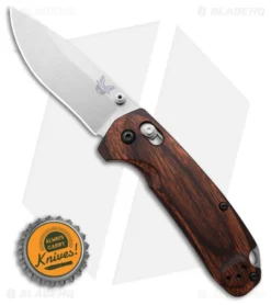 Benchmade North Fork AXIS Lock Knife Wood (2.97" Stonewash) 15031-2 -Benchmade Benchmade North Fork AXIS Lock Knife Wood 2 in SW BHQ 21360 td size
