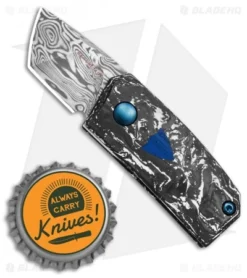 Benchmade Oeser Gold Class Tengu Tool Arctic Storm Fat CF (1.1" Dama) -Benchmade Benchmade Oeser Tengu Tool White Black 1in Damasteel Multi Tool 602 211 BHQ 138208 td size