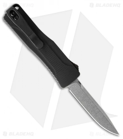 Benchmade Om 4850 D/A OTF Automatic Knife Black Aluminum (2.5" Satin) 2 Benchmade Om 4850 D/A OTF Automatic Knife Black Aluminum (2.5" Satin) - Image 2