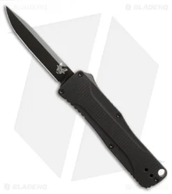Benchmade Om 4850BK D/A OTF Automatic Knife Black Aluminum (2.5" Black)
