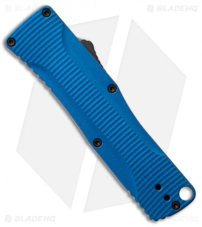 Benchmade Om D/A OTF Automatic Knife Blue Alum. (2.5" Black DLC) 4850BK-1 2 Benchmade Om D/A OTF Automatic Knife Blue Alum. (2.5" Black DLC) 4850BK-1 - Image 2
