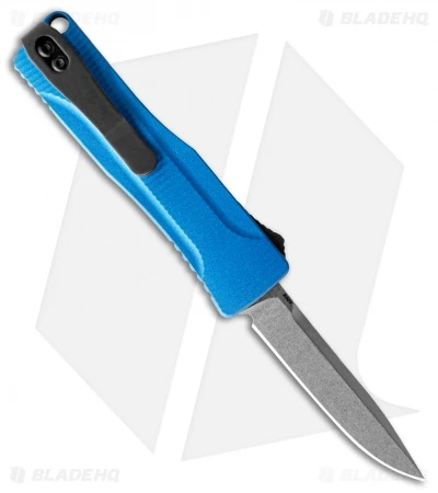 Benchmade Om D/A OTF Automatic Knife Blue Alum. (2.5" Gray) 4850-1 2 Benchmade Om D/A OTF Automatic Knife Blue Alum. (2.5" Gray) 4850-1 - Image 2