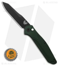 Benchmade Osborne 9400 Automatic Knife Green Aluminum (3.4" Black) -Benchmade Benchmade Osborne 9400 AK Green Aluminum 3in Black BHQ 113245 td size