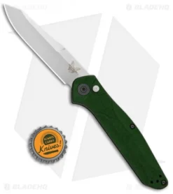 Benchmade Osborne 9400 Automatic Knife Green Aluminum (3.4" Satin) 9 Benchmade Osborne 9400 Automatic Knife Green Aluminum (3.4" Satin) -Benchmade Benchmade Osborne 9400 Auto Green Aluminum Satin BHQ 113244 jr bottlecap