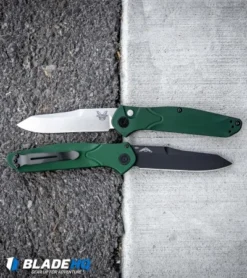 Benchmade Osborne 9400 Automatic Knife Green Aluminum (3.4" Satin) 10 Benchmade Osborne 9400 Automatic Knife Green Aluminum (3.4" Satin) -Benchmade Benchmade Osborne 9400 Automatic Knife Green Aluminum Black BHQ 113245 kp crack web