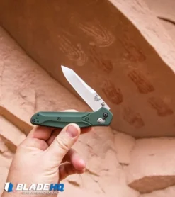Benchmade 940 Osborne AXIS Lock Knife Green (3.4" Satin) 10 Benchmade 940 Osborne AXIS Lock Knife Green (3.4" Satin) -Benchmade Benchmade Osborne AXIS Lock Knife Green Satin 940 BHQ0160 kp canyonlands petroglyph web