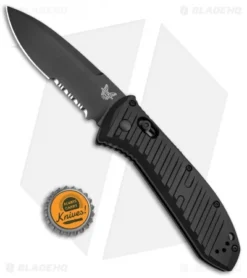 Benchmade 5700SBK Auto Presidio II Automatic Knife (3.7" Black Serr) 9 Benchmade 5700SBK Auto Presidio II Automatic Knife (3.7" Black Serr) -Benchmade Benchmade Presidio II AXIS Black Serr Auto 5700SBK BHQ 51642 jr bottlecap 2