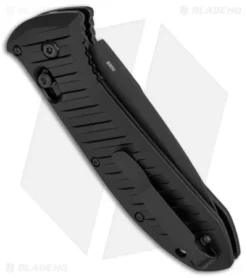 Benchmade 5700SBK Auto Presidio II Automatic Knife (3.7" Black Serr) 7 Benchmade 5700SBK Auto Presidio II Automatic Knife (3.7" Black Serr) -Benchmade Benchmade Presidio II AXIS Black Serr Auto 5700SBK BHQ 51642 jr side