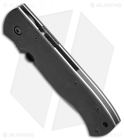 Rare Benchmade 970SBT Emerson CQC7 Liner Lock Knife (3.25" Black Serr) 2 Rare Benchmade 970SBT Emerson CQC7 Liner Lock Knife (3.25" Black Serr) - Image 2