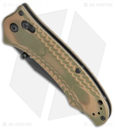 Benchmade Rift 950BK-1802 Limited Edition Knife OD/ Tan G-10 (3.67" Black) 2 Benchmade Rift 950BK-1802 Limited Edition Knife OD/ Tan G-10 (3.67" Black) - Image 2