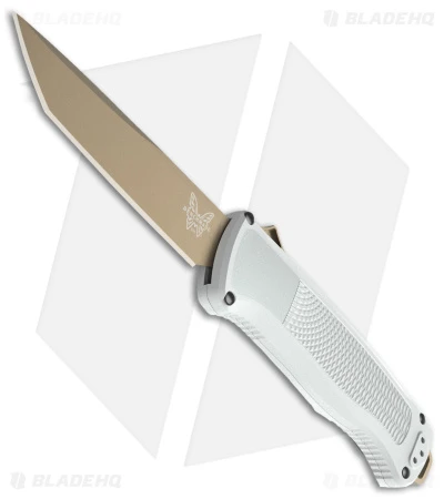 Benchmade Shootout D/E OTF Automatic Knife Cool Gray (3.5" FDE PVD) 5370FE-02 1 Benchmade Shootout D/E OTF Automatic Knife Cool Gray (3.5" FDE PVD) 5370FE-02