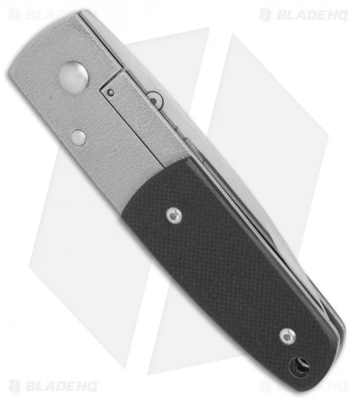 Vintage Benchmade 330 Mel Pardue Knife Ti/Black G-10 (2.4" Satin Serr) 3 Vintage Benchmade 330 Mel Pardue Knife Ti/Black G-10 (2.4" Satin Serr) - Image 3