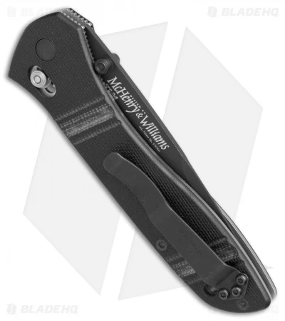 Vintage Benchmade 710 McHenry & Williams AXIS Lock Knife (4" Black Serr) 3 Vintage Benchmade 710 McHenry & Williams AXIS Lock Knife (4" Black Serr) - Image 3