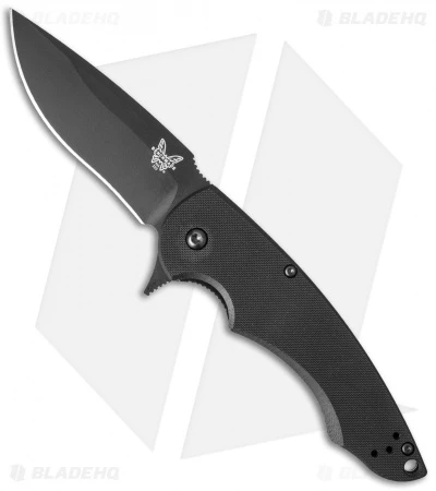 Benchmade Precinct Flipper Liner Lock Knife Black G-10 (3.3" Black) 320BK 1 Benchmade Precinct Flipper Liner Lock Knife Black G-10 (3.3" Black) 320BK