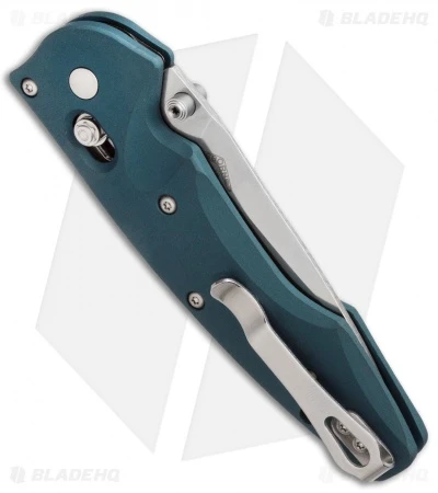 Benchmade Large Emissary 3.5 AXIS-Assist Knife Aqua (3.45" Satin) 477-1 2 Benchmade Large Emissary 3.5 AXIS-Assist Knife Aqua (3.45" Satin) 477-1 - Image 2