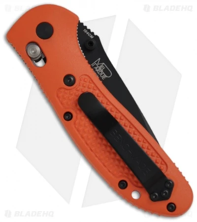 Benchmade Griptilian AXIS Lock Knife Orange (3.45" Black) 551BK-ORG 2 Benchmade Griptilian AXIS Lock Knife Orange (3.45" Black) 551BK-ORG - Image 2