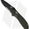 Benchmade Griptilian AXIS Lock Knife Olive Drab (3.45" Black Serr) 551SBKOD