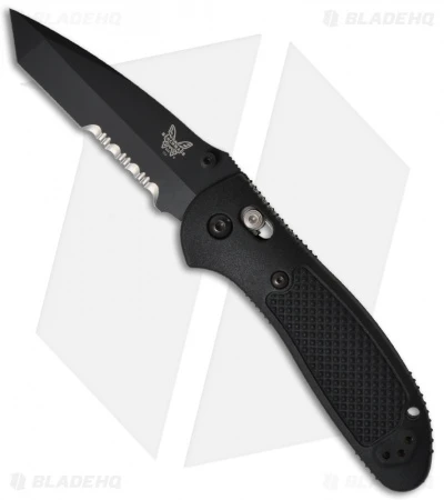 Benchmade Griptilian Tanto AXIS Lock Knife Black (3.45" Black Serr) 553SBK 1 Benchmade Griptilian Tanto AXIS Lock Knife Black (3.45" Black Serr) 553SBK