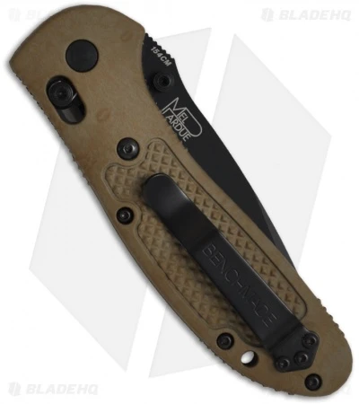 Benchmade Griptilian Tanto AXIS Lock Knife Sand (3.45" Black) 553BKSN 2 Benchmade Griptilian Tanto AXIS Lock Knife Sand (3.45" Black) 553BKSN - Image 2