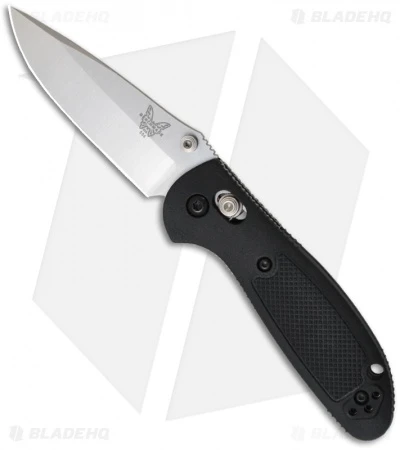 Benchmade Mini Griptilian AXIS Lock Knife Black (2.91" Satin) 556-154CM 1 Benchmade Mini Griptilian AXIS Lock Knife Black (2.91" Satin) 556-154CM