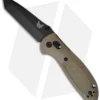 Benchmade Mini Griptilian Tanto AXIS Lock Knife Sand (2.91" Black) 557BKSN
