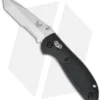 Benchmade Mini Griptilian Tanto AXIS Lock Knife Black (2.91" Satin Serr) 557S
