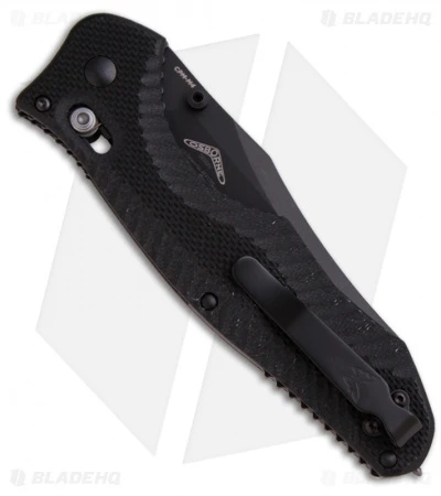 Benchmade 810SBK Contego AXIS Lock Knife (3.98" Black Serr) 2 Benchmade 810SBK Contego AXIS Lock Knife (3.98" Black Serr) - Image 2