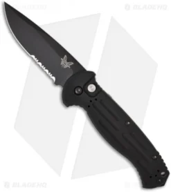 Benchmade 9051SBK AFO II Automatic Knife (3.56" Black Serr) *Used*
