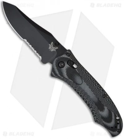 Benchmade 950SBK Rift Osborne Folding Knife (3.67" Black Serr) 1 Benchmade 950SBK Rift Osborne Folding Knife (3.67" Black Serr)
