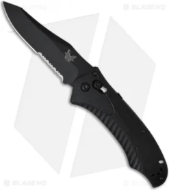 Benchmade 9555SBK Rift Automatic Knife (3.67" Black Serr)