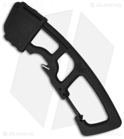Benchmade Black Strap Cutter Rescue Hook W/ Carabiner 9CB-BLK 2 Benchmade Black Strap Cutter Rescue Hook W/ Carabiner 9CB-BLK - Image 2