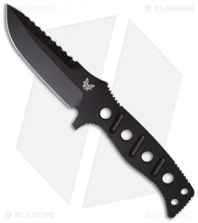 Benchmade 375 Adamas Fixed Blade Knife (4.20" Black) 375BK 1 Benchmade 375 Adamas Fixed Blade Knife (4.20" Black) 375BK
