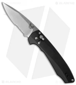 Benchmade Arcane Flipper AXIS-Assist Knife Black (3.2" Satin Serr CPM-S90V) 490S