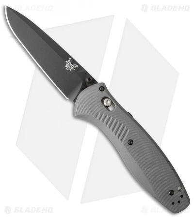 Benchmade Barrage AXIS-Assist Knife Gray G-10 (3.6" Black) 580BK-2 1 Benchmade Barrage AXIS-Assist Knife Gray G-10 (3.6" Black) 580BK-2