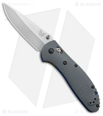 Benchmade Griptilian AXIS Lock Knife Gray/Blue G-10 (3.45" Satin) 551-1 1 Benchmade Griptilian AXIS Lock Knife Gray/Blue G-10 (3.45" Satin) 551-1